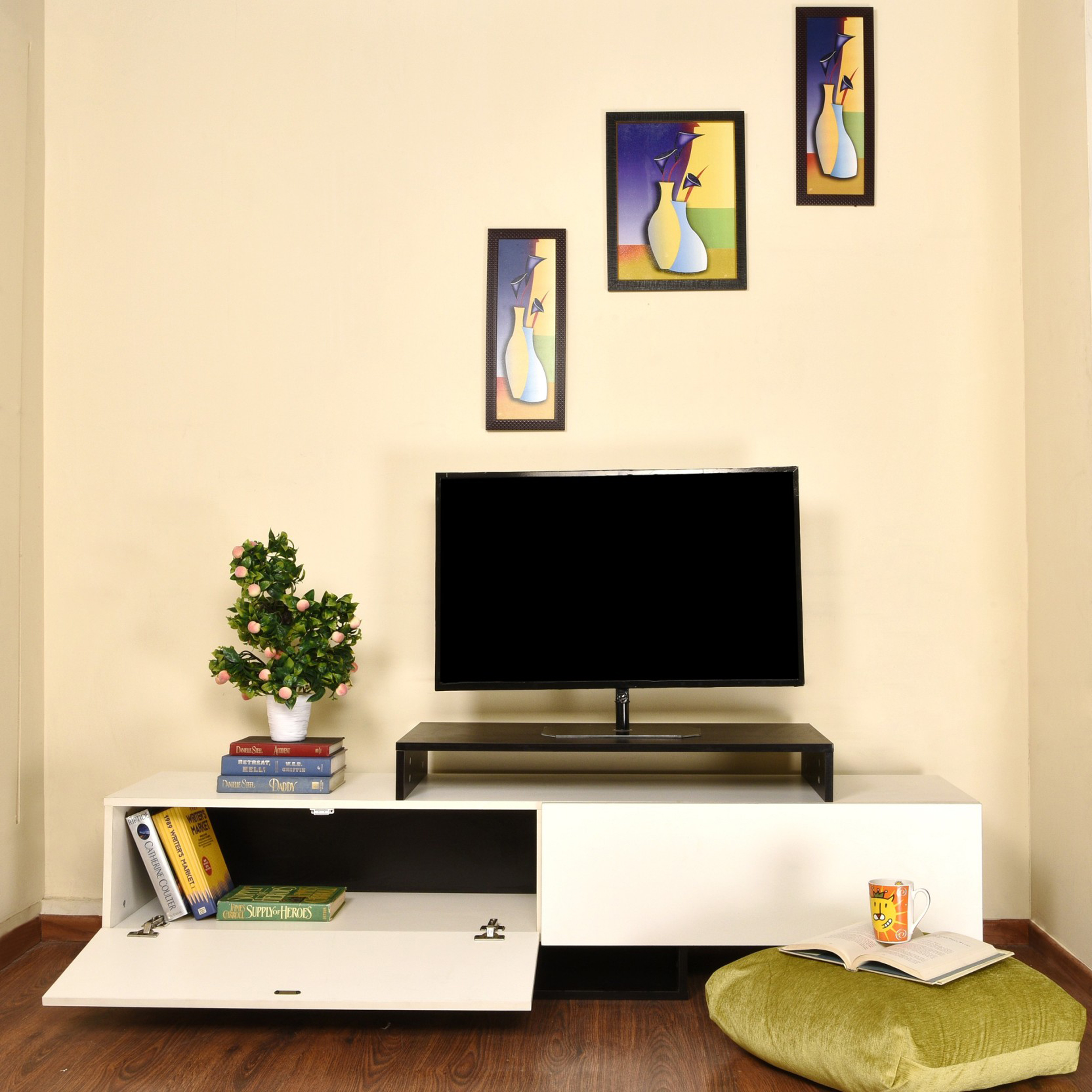 A Small TV Unit - affordable interior designers near me best interior designers near me commercial interior designers in bangalore cabinetry design
