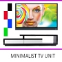 Minimalist TV Unit by Interior Era